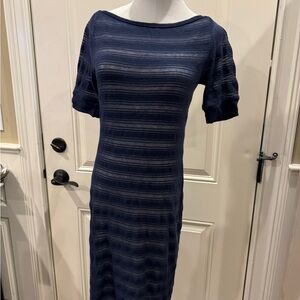Bordeaux (sold at Anthropologie) Navy Dress